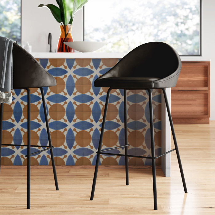 Holmes Vegan Leather Bar & Counter Stool & Reviews AllModern